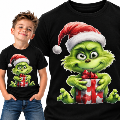 KOSZULKA DZIECIĘCA ŚWIĄTECZNA GRINCH BABY SUPRISE